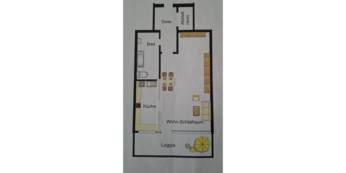 Etagenwohnung Wuppertal Gemarkung Langerfeld - 1 Zimmer, 41 m&sup2;, 55.000&euro; | Angebot:26962790